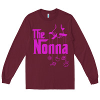 Burgundy the nonna! italy grandmother baby hang toys Long Sleeve Tee - artisFamous
