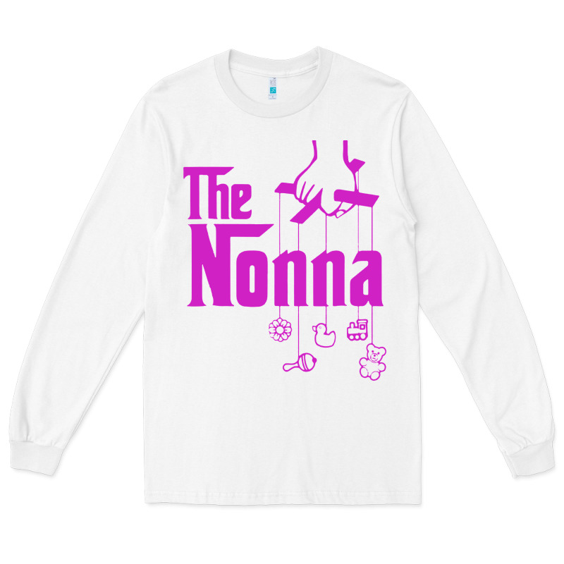 The Nonna! Italy Grandmother Baby Hang Toys Long Sleeve Tee by artisFamous | Teevron