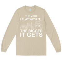 Mushroom cool the more i play with it...the bigger it gets men women t shirt Long Sleeve Tee - artisFamous