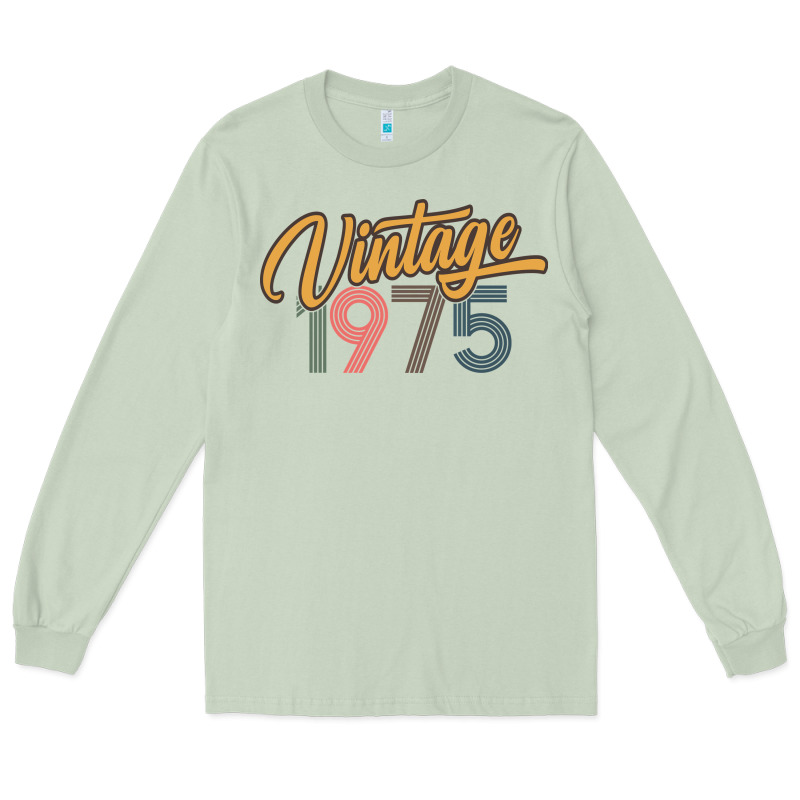Retro Vintage 1975 Women's Long Sleeve Tee by artisFamous | Teevron