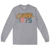 Heather Grey retro vintage 1975 women's Long Sleeve Tee - artisFamous