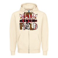 Sandshell my heart is on that field baseball Zipper Hoodie - RanaPortraitStore