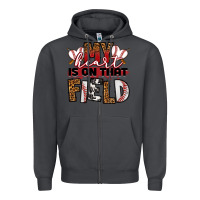 Smoke my heart is on that field baseball Zipper Hoodie - RanaPortraitStore
