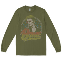 Army Green bowie   diamond dogs t shirt Long Sleeve Tee - artisFamous
