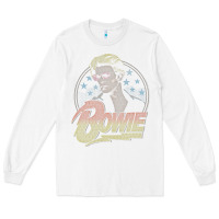 White bowie   diamond dogs t shirt Long Sleeve Tee - artisFamous