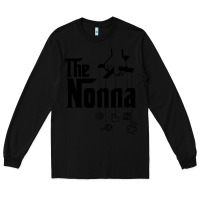 Black The Nonna! Italy Grandmother Baby Hang Toys Long Sleeve Tee - artisFamous