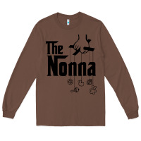 Chestnut The Nonna! Italy Grandmother Baby Hang Toys Long Sleeve Tee - artisFamous