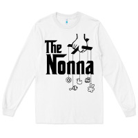 White The Nonna! Italy Grandmother Baby Hang Toys Long Sleeve Tee - artisFamous