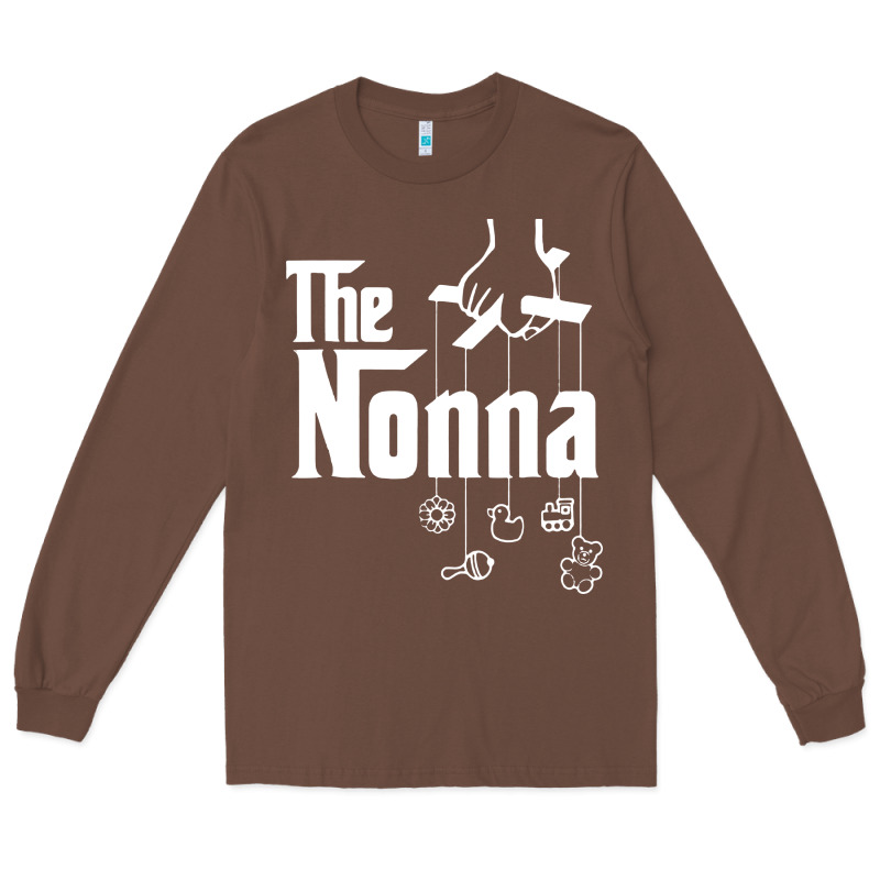 The Nonna! Italy Grandmother Baby Hang Toys Long Sleeve Tee by artisFamous | Teevron