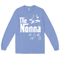 Colony Blue The Nonna! Italy Grandmother Baby Hang Toys Long Sleeve Tee - artisFamous