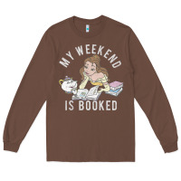 Chestnut beauty and the beast belle my weekend is booked t shirt Long Sleeve Tee - artisFamous