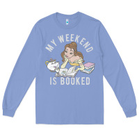 Colony Blue beauty and the beast belle my weekend is booked t shirt Long Sleeve Tee - artisFamous