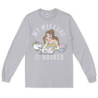 Moon Dust beauty and the beast belle my weekend is booked t shirt Long Sleeve Tee - artisFamous
