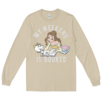 Mushroom beauty and the beast belle my weekend is booked t shirt Long Sleeve Tee - artisFamous