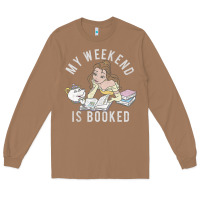 Toasted Coconut beauty and the beast belle my weekend is booked t shirt Long Sleeve Tee - artisFamous