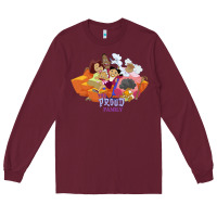 Burgundy the proud family characters t shirt Long Sleeve Tee - artisFamous