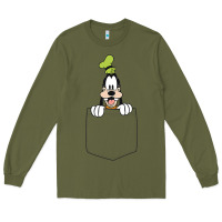 Army Green goofy pocket goofy pocket t shirt Long Sleeve Tee - artisFamous