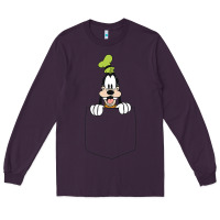 Plum goofy pocket goofy pocket t shirt Long Sleeve Tee - artisFamous