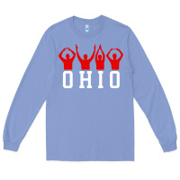 Colony Blue vintage state of ohio home pride Long Sleeve Tee - artisFamous