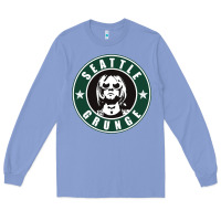 Colony Blue seattle grunge Long Sleeve Tee - artisFamous
