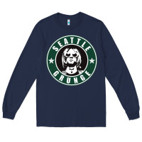 Navy seattle grunge Long Sleeve Tee - artisFamous