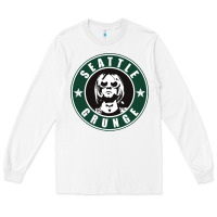 White seattle grunge Long Sleeve Tee - artisFamous