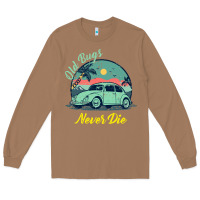 Toasted Coconut Vintage Funny Beetle Bug Distressed Classic Cars Old Bugs Never Die Long Sleeve Tee - artisFamous