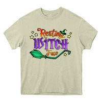 Mossy resting witch face Heavy Core Tee - Jasminsmagicworld