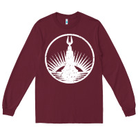 Burgundy bioshock rapture black Long Sleeve Tee - artisFamous