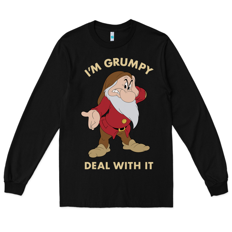 Snow White I'm Grumpy Deal With It Portrait T Shirt Long Sleeve Tee by artisFamous | Teevron