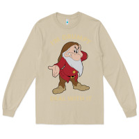 Mushroom snow white i'm grumpy deal with it portrait t shirt Long Sleeve Tee - artisFamous