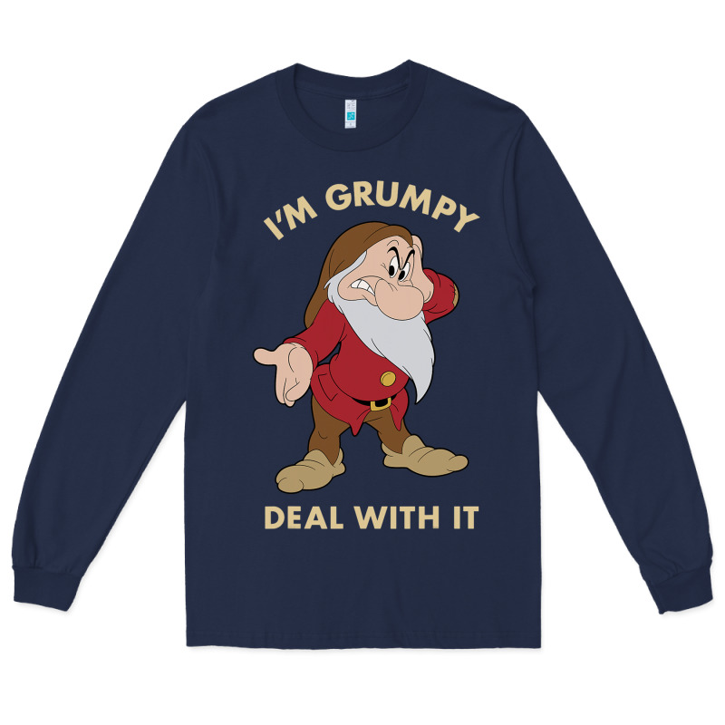 Snow White I'm Grumpy Deal With It Portrait T Shirt Long Sleeve Tee by artisFamous | Teevron