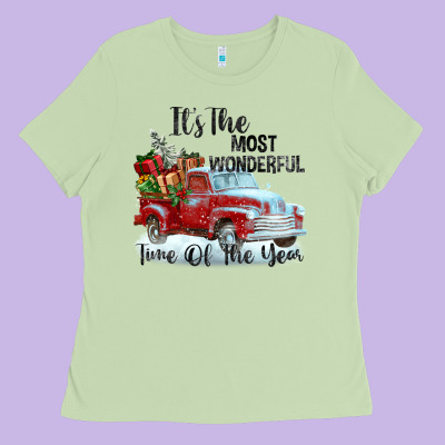 It's The Most Wonderful Time Of The Year Ladies Tee Designed By Fadigitalartstudio