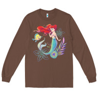 Chestnut the little mermaid ari  and flounder sea t shirt Long Sleeve Tee - artisFamous