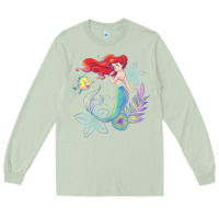 Matcha the little mermaid ari  and flounder sea t shirt Long Sleeve Tee - artisFamous