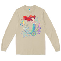 Mushroom the little mermaid ari  and flounder sea t shirt Long Sleeve Tee - artisFamous