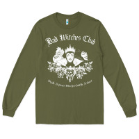 Army Green villains bad witch  club group shot graphic t shirt t shirt Long Sleeve Tee - artisFamous