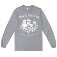 Heather Grey villains bad witch  club group shot graphic t shirt t shirt Long Sleeve Tee - artisFamous