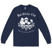 Navy villains bad witch  club group shot graphic t shirt t shirt Long Sleeve Tee - artisFamous