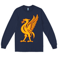 Navy liverpool bird license plate Long Sleeve Tee - artisFamous