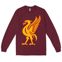 Burgundy liverpool bird license plate Long Sleeve Tee - artisFamous
