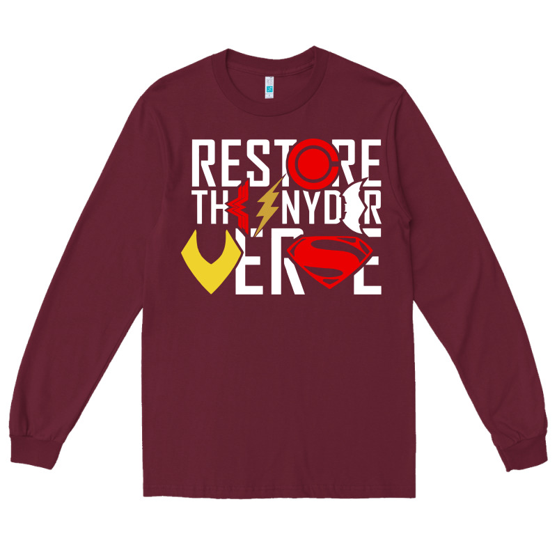 Restore The Snyderverse Long Sleeve Tee by artisFamous | Teevron