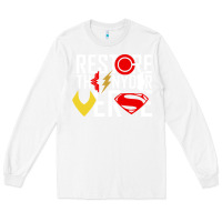 White restore the snyderverse Long Sleeve Tee - artisFamous