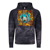 Cloud Black arabian horse Vintage Hoodie - LillyAllenDesigns