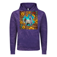 Cloud Purple arabian horse Vintage Hoodie - LillyAllenDesigns