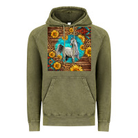 Vintage Olive arabian horse Vintage Hoodie - LillyAllenDesigns