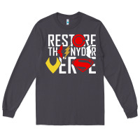 Smoke restore the snyderverse Long Sleeve Tee - artisFamous
