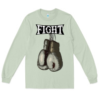 Matcha boxing vintage fight gloves Long Sleeve Tee - artisFamous