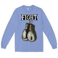 Colony Blue boxing vintage fight gloves Long Sleeve Tee - artisFamous