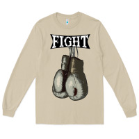 Mushroom boxing vintage fight gloves Long Sleeve Tee - artisFamous
